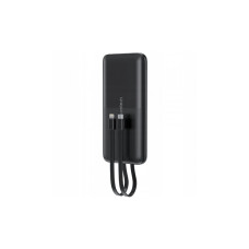 Батарея універсальна Choetech 10000mAh 22,5W, MicroUSB, USB-A, USB-C, build-in USB-C/Lightning cable (B654-BK)
