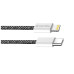 Дата кабель USB-C to Lightning 2.0m (PDF Fast Charging 27W) black ColorWay (CW-CBPDCL068-BK)