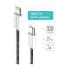 Дата кабель USB-C to Lightning 2.0m (PDF Fast Charging 27W) black ColorWay (CW-CBPDCL068-BK)