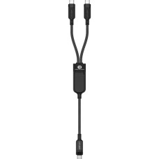 Дата кабель USB 2.0 USB-C 2in1 0.8m + sub 0.4m, 100W, C5-11 Acefast (6974316280149)