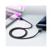 Дата кабель USB 2.0 AM to Type-C 1.2m 3.0A (18W) C20-04 aluminum alloy Black Acefast (6974316283782)